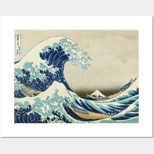 The Great Wave off Kanagawa - Hokusai 1829–1833 Posters and Art